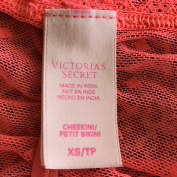 Victoria Secrets neon pink cheeky petite XS sheer panty - Picture 8 of 12